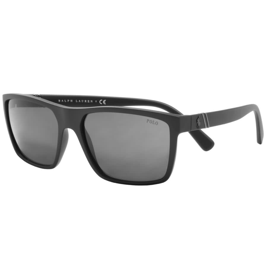 Alternative Image for ProductRalph Lauren Polo Player Sunglasses Black1