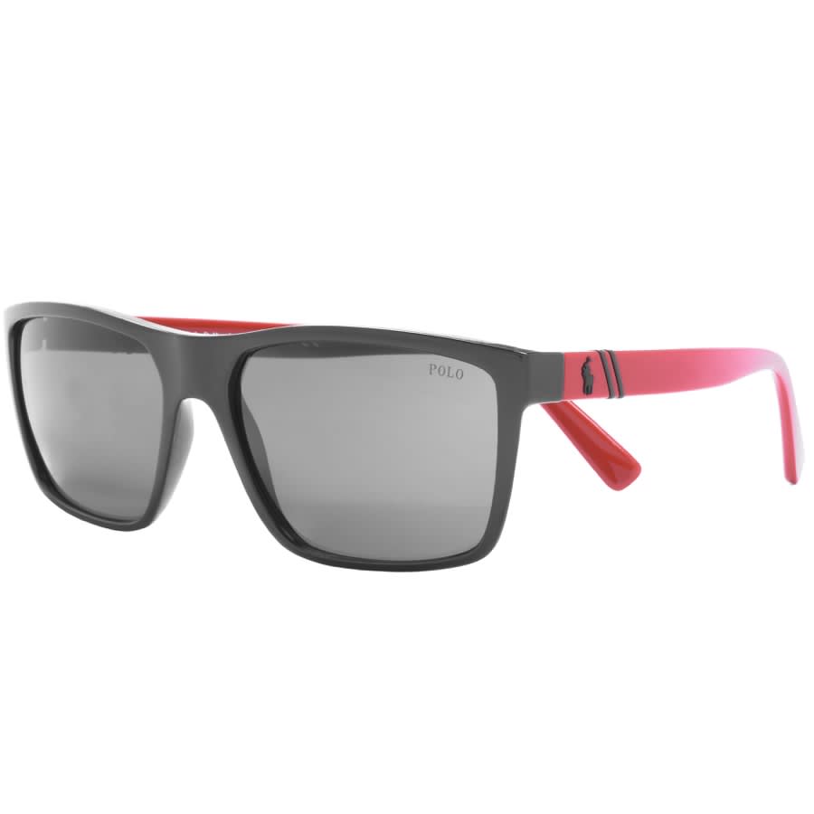 Alternative Image for ProductRalph Lauren Polo Player Sunglasses Black1