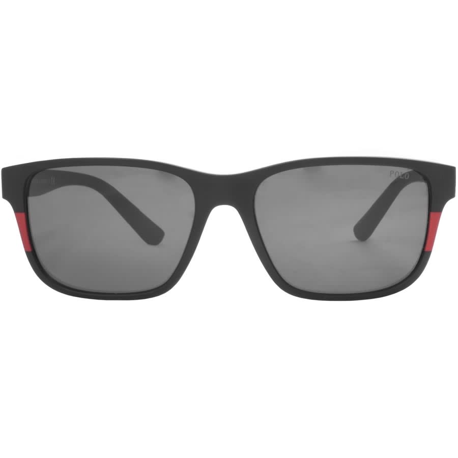 Alternative Image for ProductRalph Lauren Polo Player Sunglasses Black2