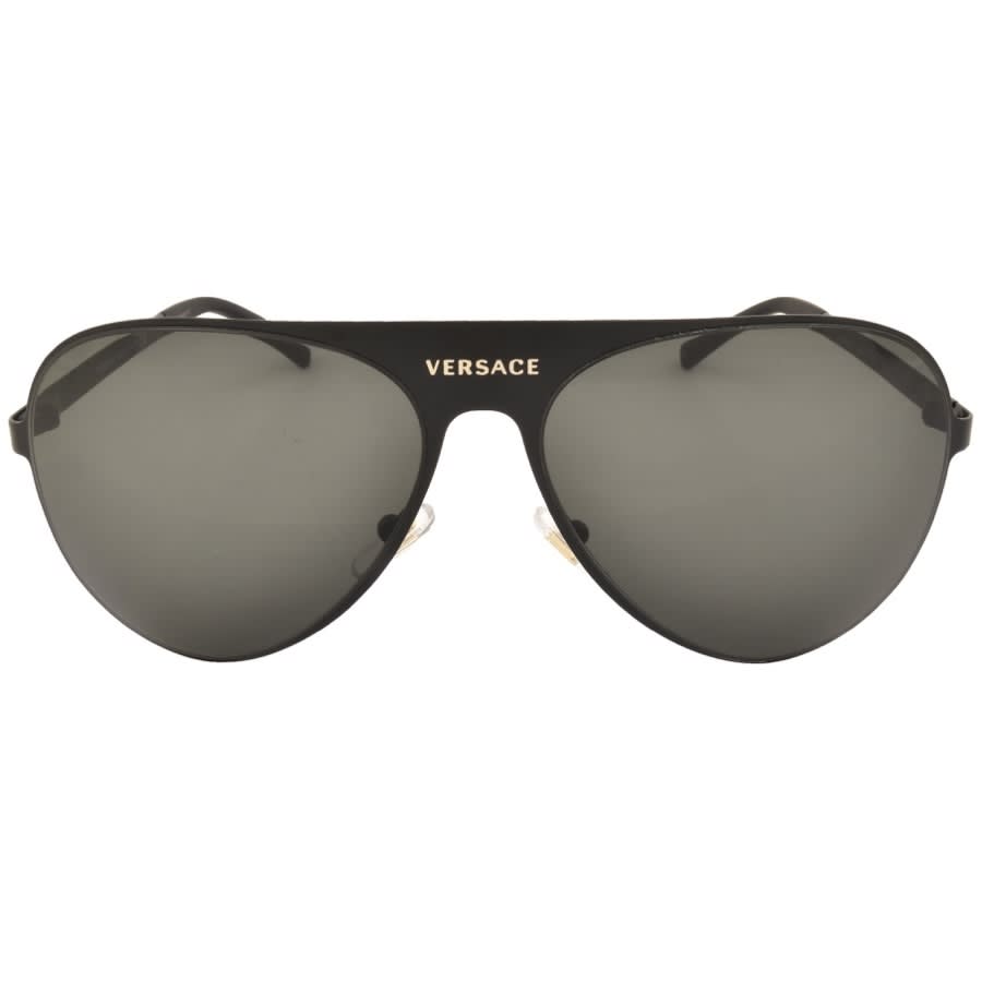 Alternative Image for ProductVersace Medusina Pilot Sunglasses Black2