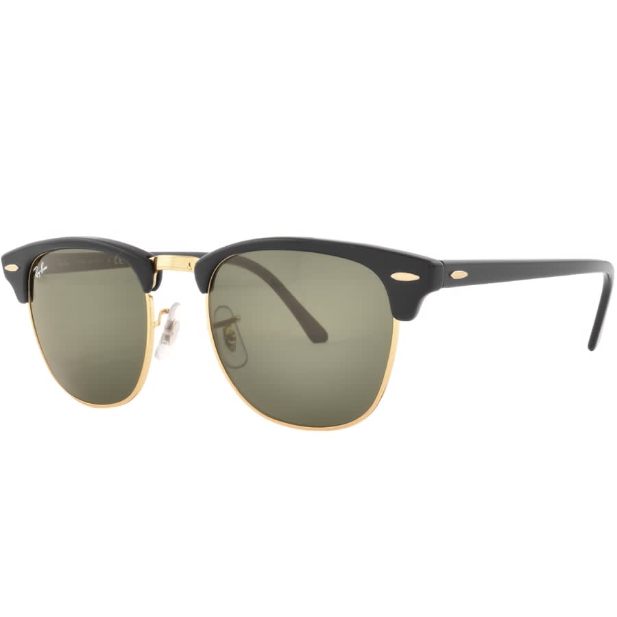 Ray Ban Clubmaster Sunglasses Black Mainline Menswear Denmark
