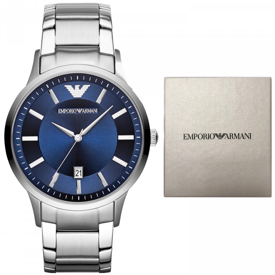 Alternative Image for ProductEmporio Armani AR2477 Watch Silver2