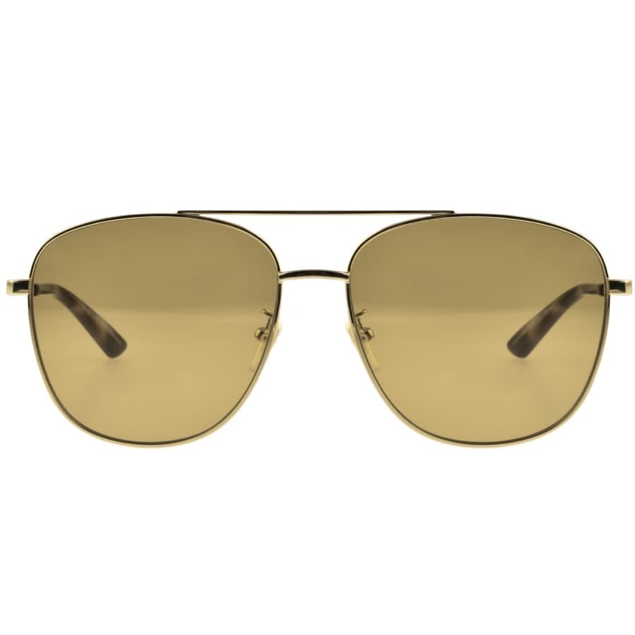 Alternative Image for ProductGucci GG0410SK 004 Aviator Sunglasses Gold2