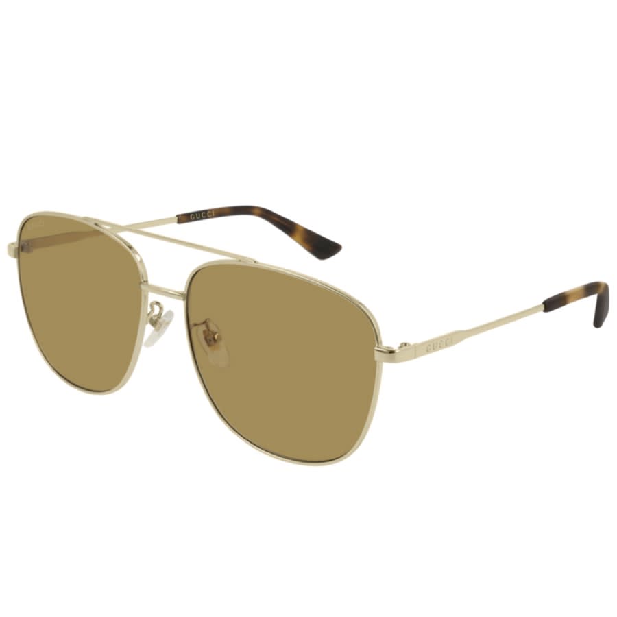 Alternative Image for ProductGucci GG0410SK 004 Aviator Sunglasses Gold1