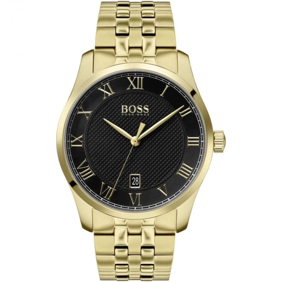 silver and gold hugo boss watch