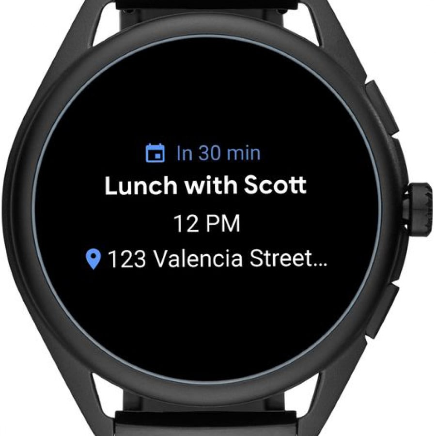emporio armani black smartwatch