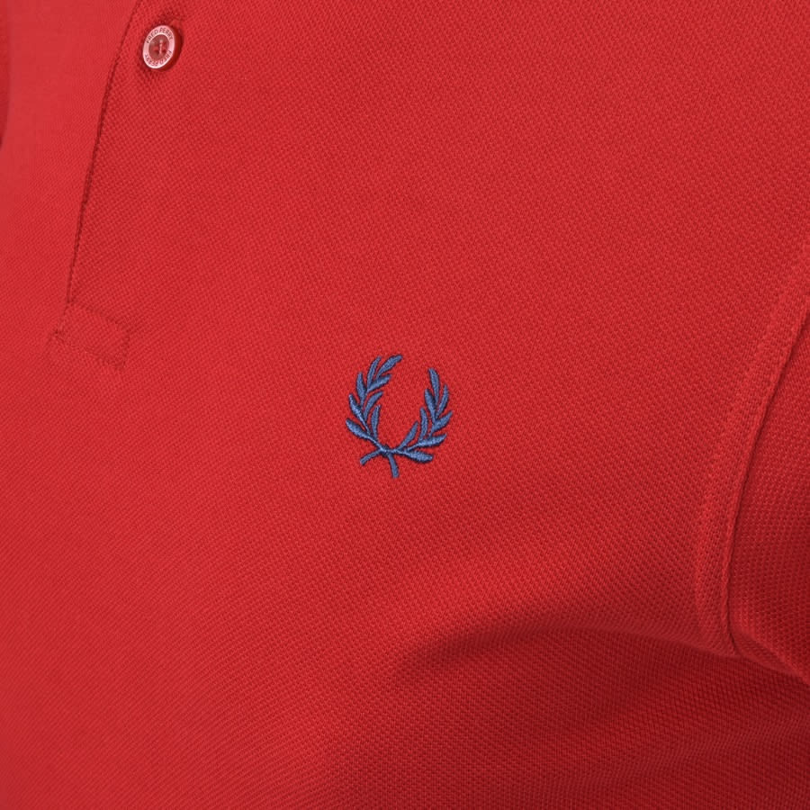 Alternative Image for ProductFred Perry Twin Tipped Polo T Shirt Red3