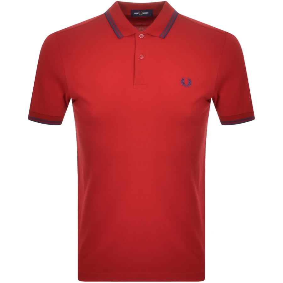Alternative Image for ProductFred Perry Twin Tipped Polo T Shirt Red1