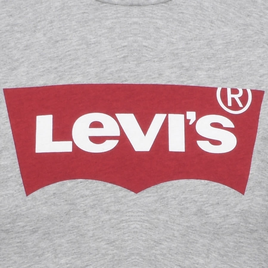 Alternative Image for ProductLevis Logo Crew Neck T Shirt Grey3