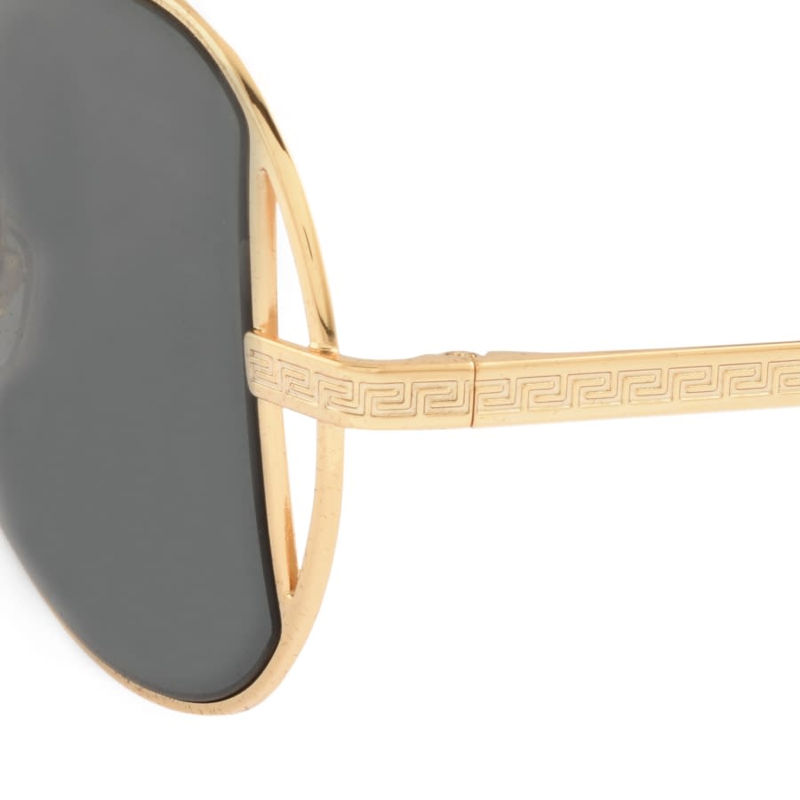 Alternative Image for ProductVersace Medusina Pilot Sunglasses Gold3