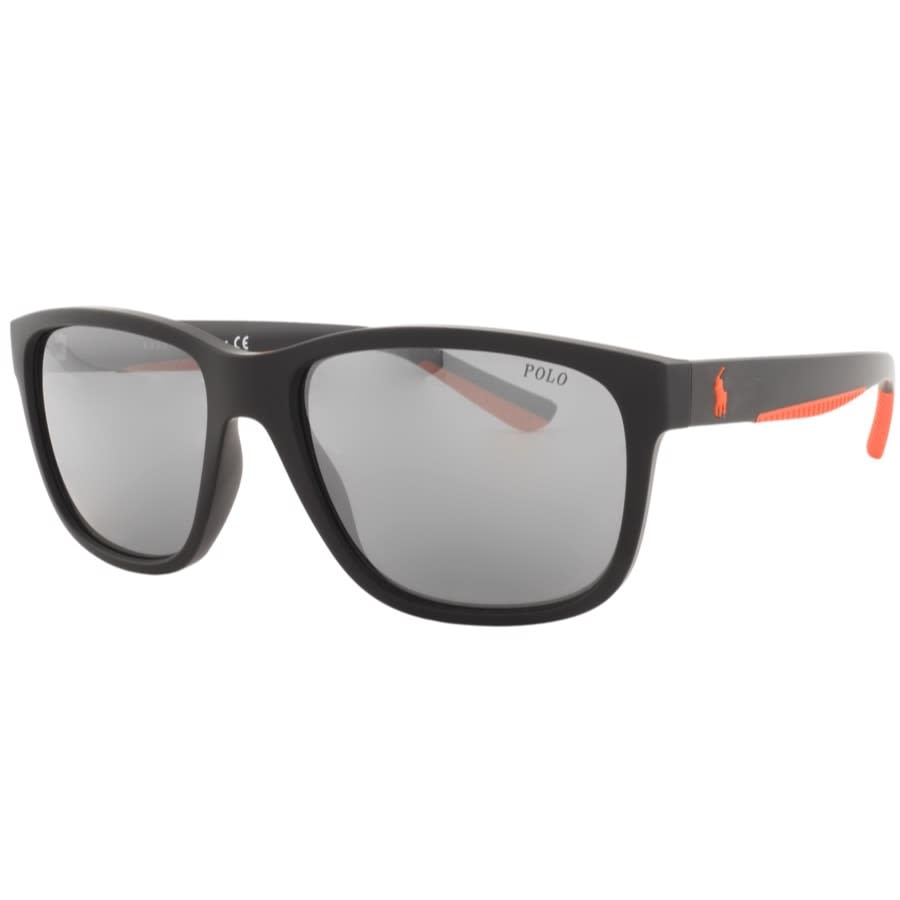Alternative Image for ProductRalph Lauren Polo Player Sunglasses Black1
