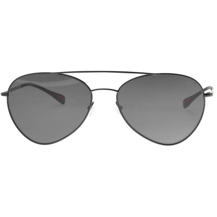Alternative Image for ProductPrada Linea Rossa Aviator Sunglasses Black2
