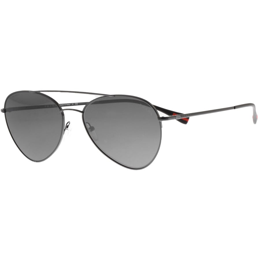 Alternative Image for ProductPrada Linea Rossa Aviator Sunglasses Black1