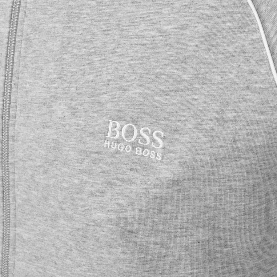 boss bodywear lounge logo tracksuit grey