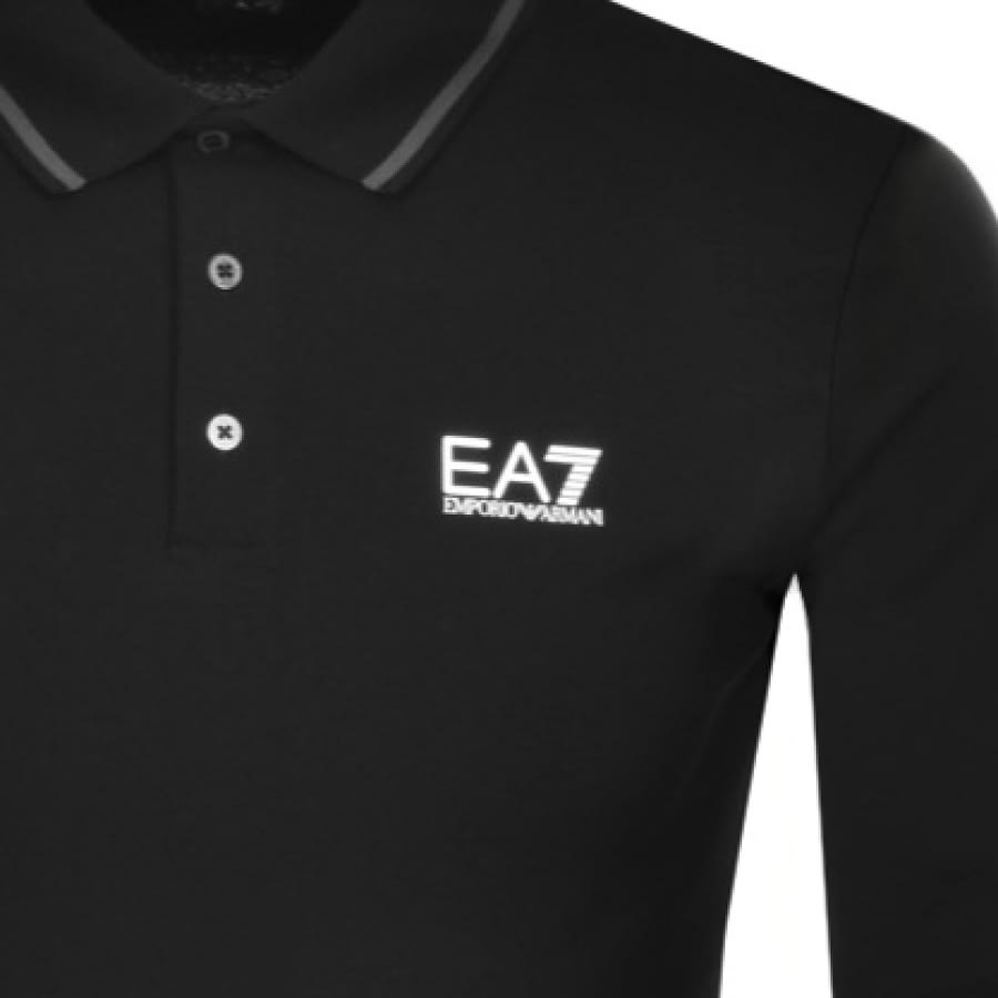 ea7 black polo