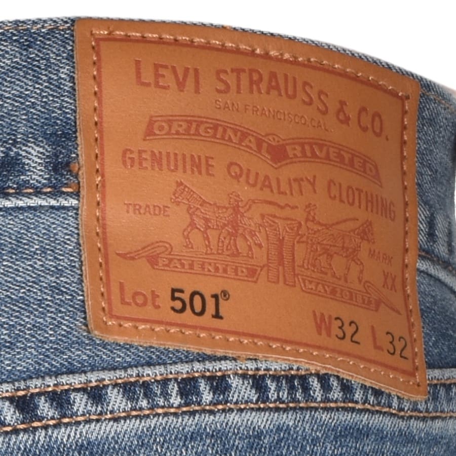 Levis 501 Original Fit Jeans Blue Mainline Menswear United States