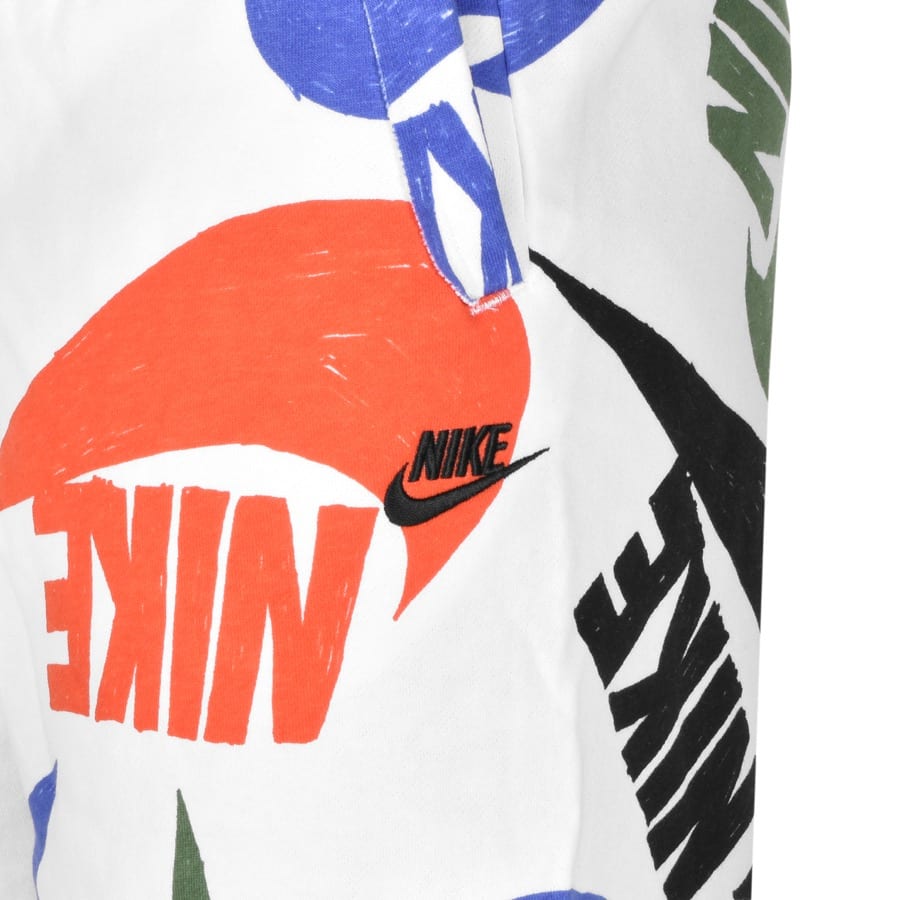 Nike Logo Shorts White | Mainline Menswear