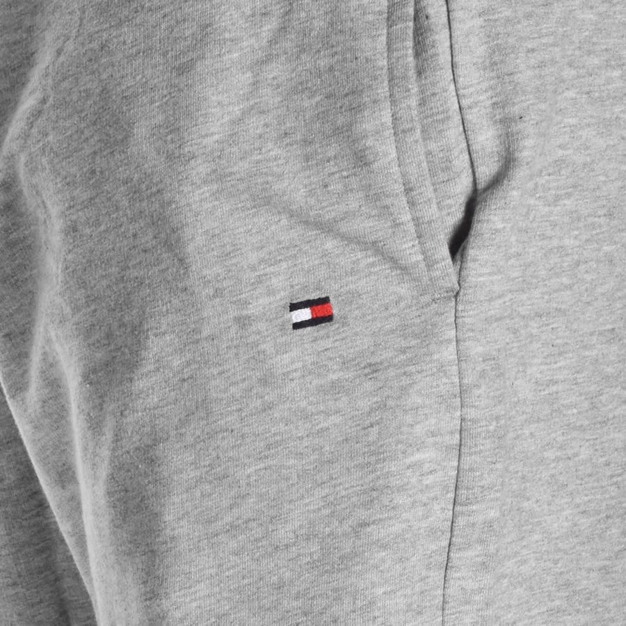 tommy hilfiger logo jogging bottoms grey