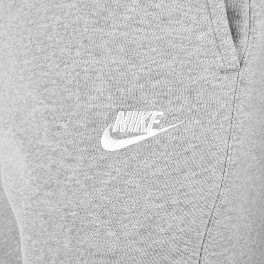 nike club jogging bottoms grey