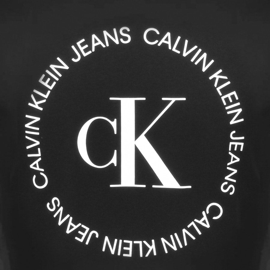 calvin klein logo white