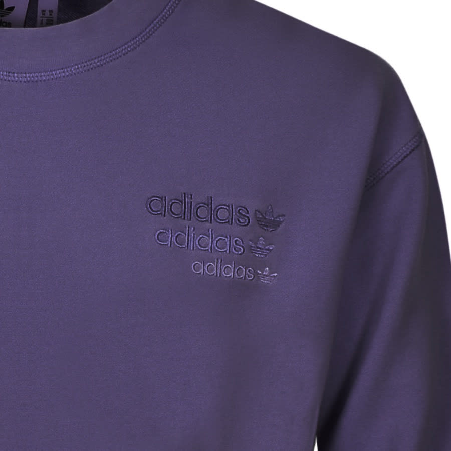 adidas purple sweatshirt