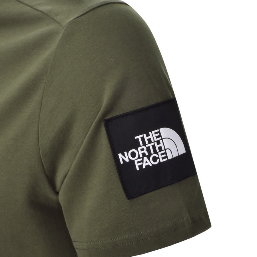 the north face t shirt green