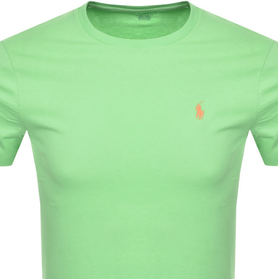 Ralph Lauren Crew Neck T Shirt Green | Mainline Menswear