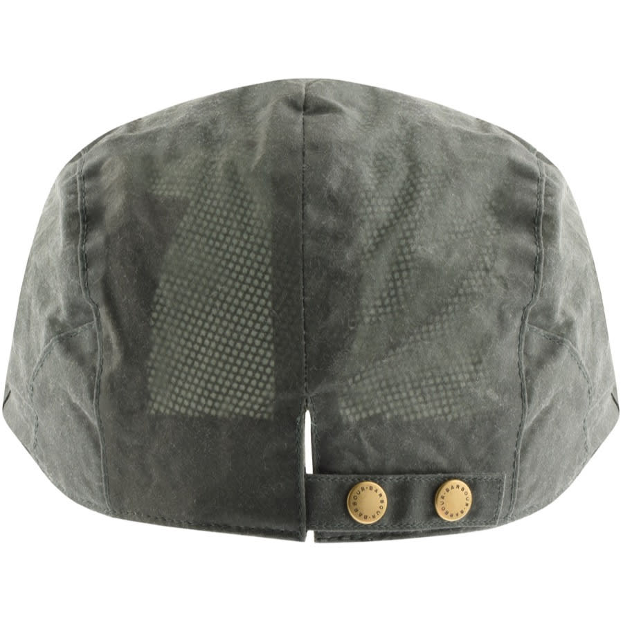barbour wax flat cap black