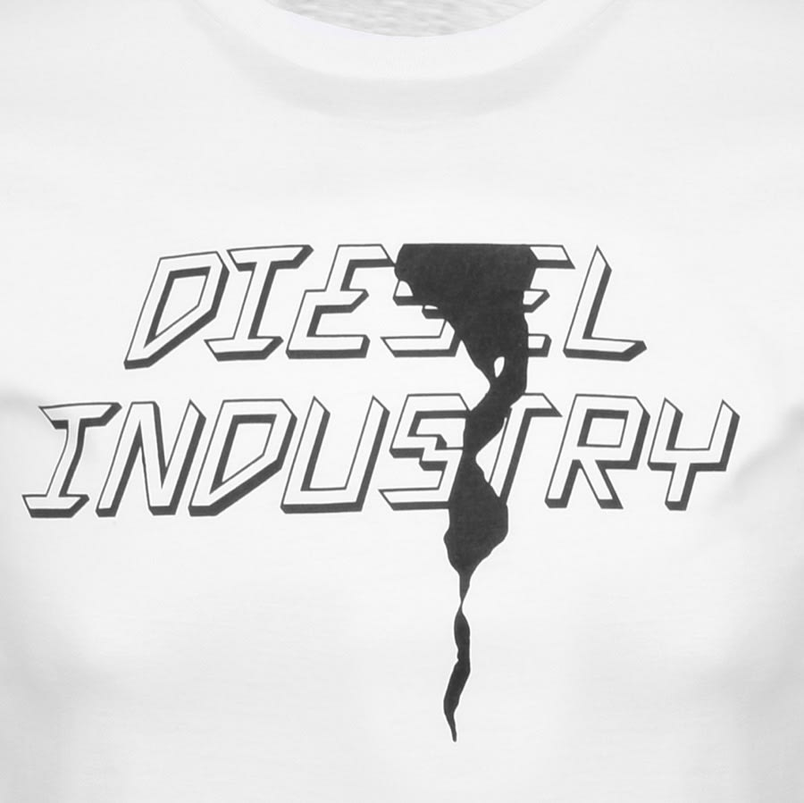 DIESEL T DIEGO SHORT SLEEVED T SHIRT WHITE,127431