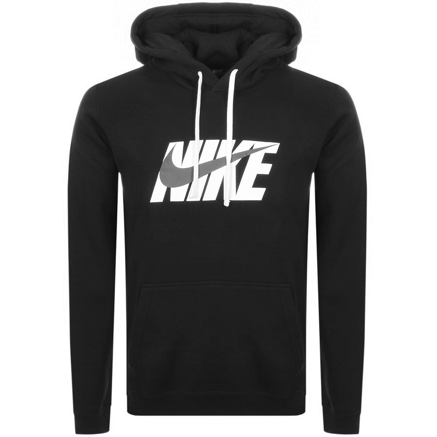 nike standard fit logo tracksuit black
