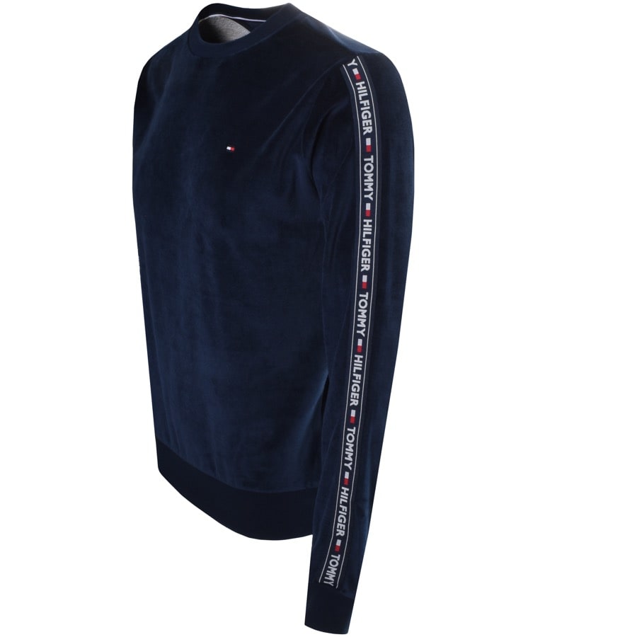 tommy hilfiger track top sweatshirt navy