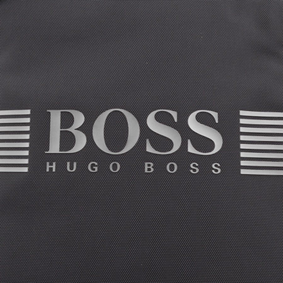 BOSS HUGO BOSS Pixel Zip Cross Body Bag Grey Mainline Menswear