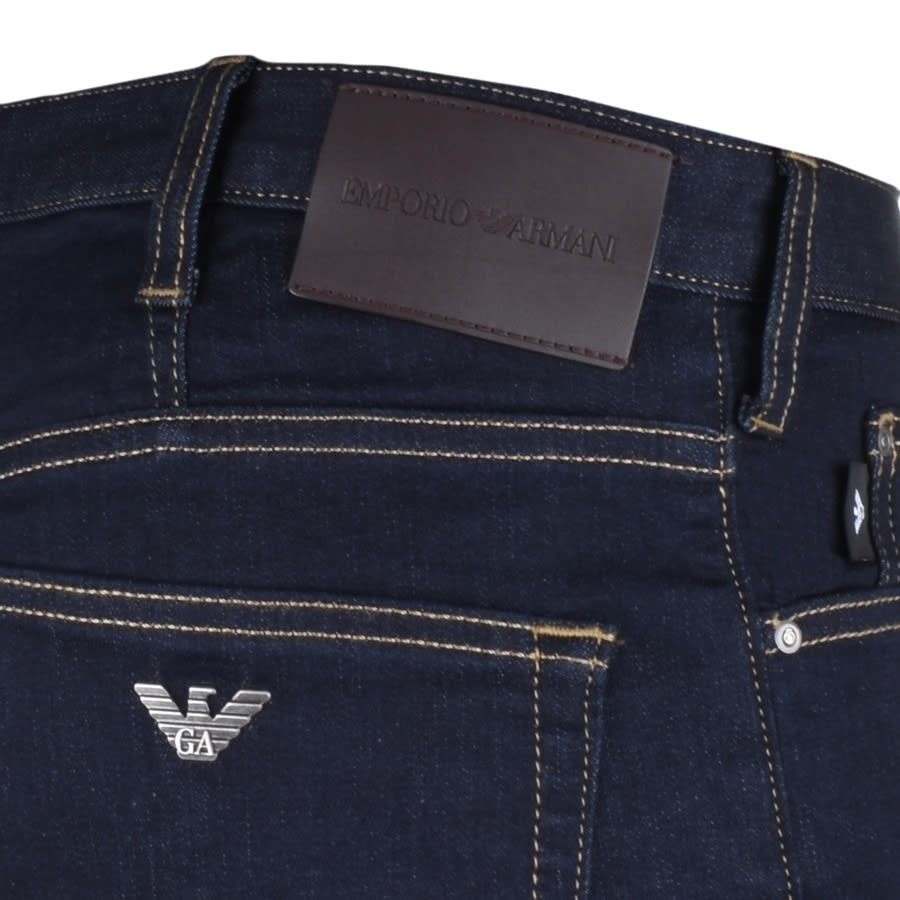 emporio armani j21 regular fit jeans black