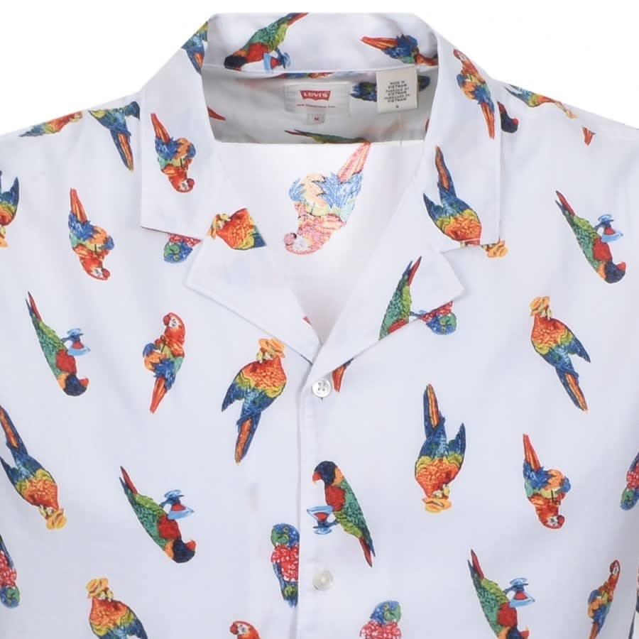 levi's parrot shirt
