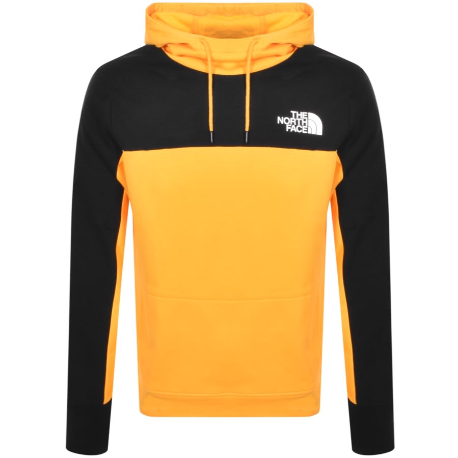yellow north face sweater