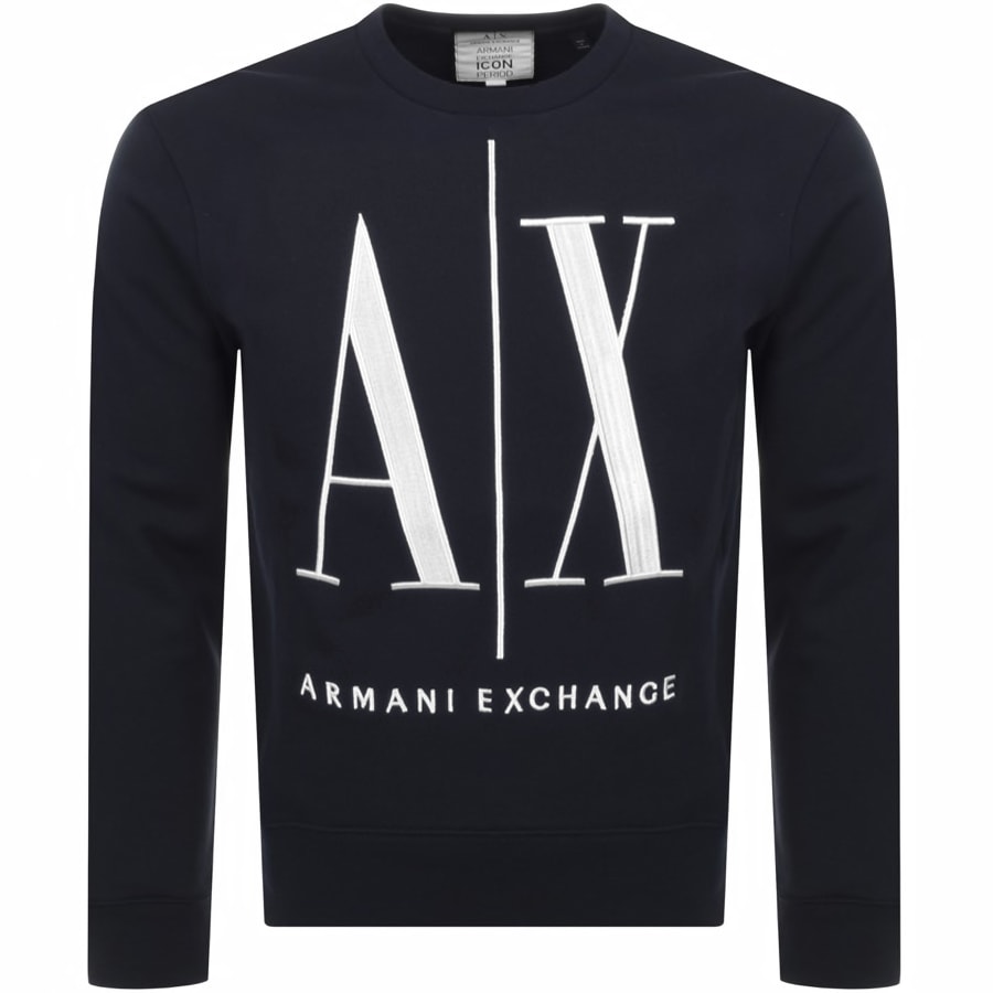 armani exchange white sweater