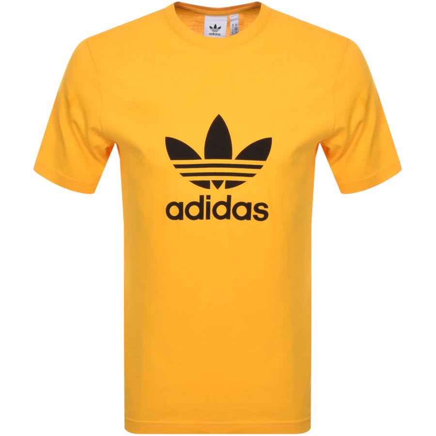yellow adidas top