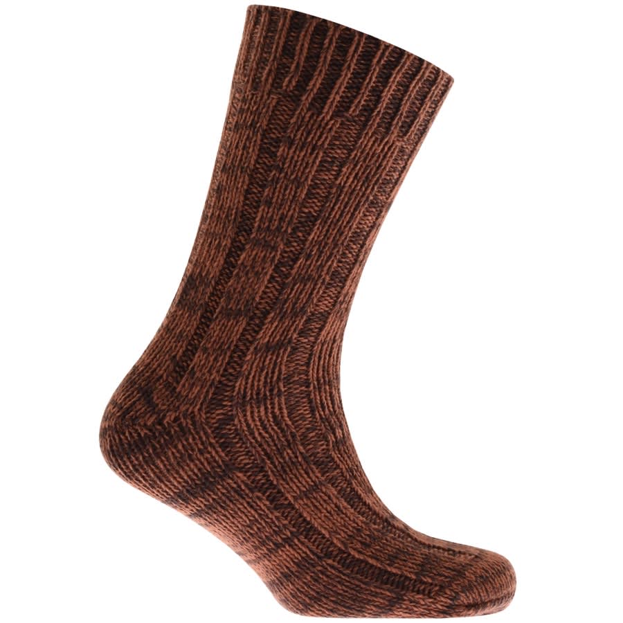 brown boot socks