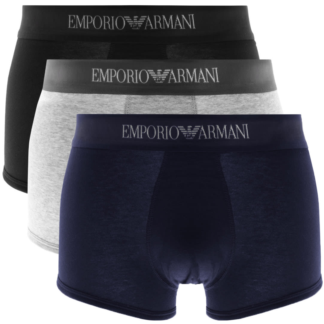 Emporio Armani Underwear 3 Pack Trunks 