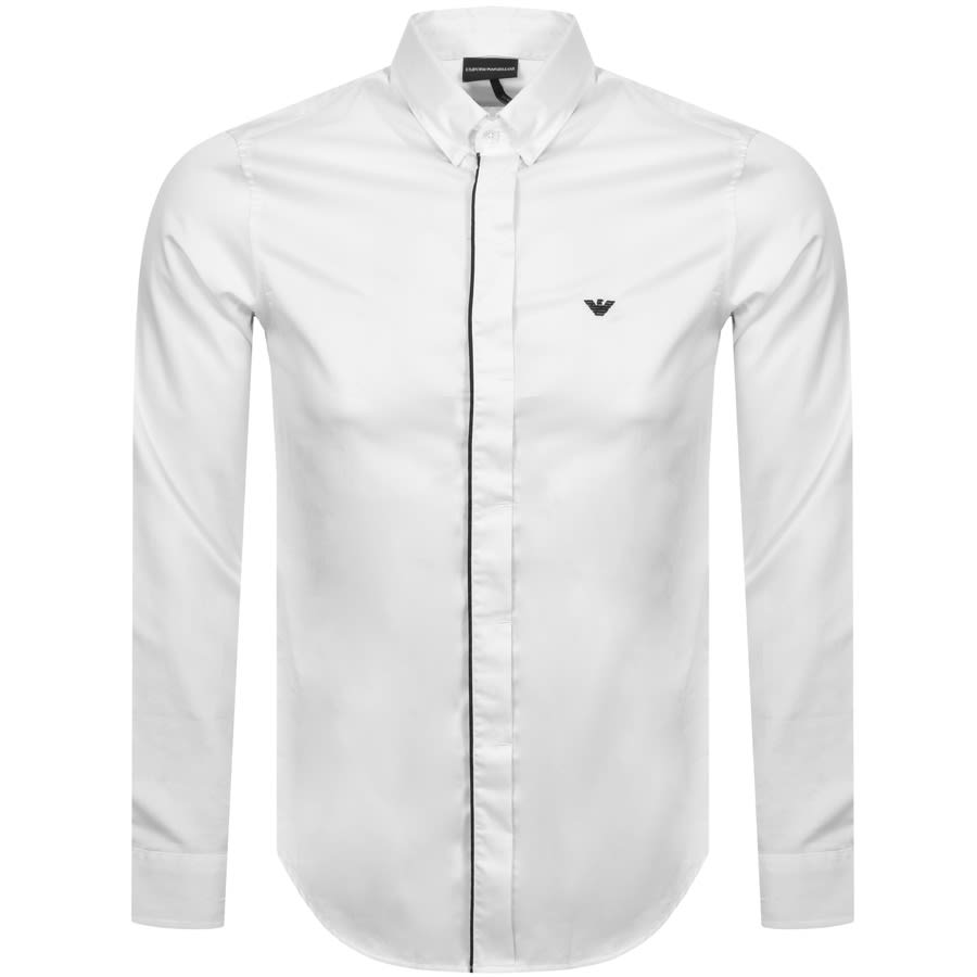 mens white armani shirt