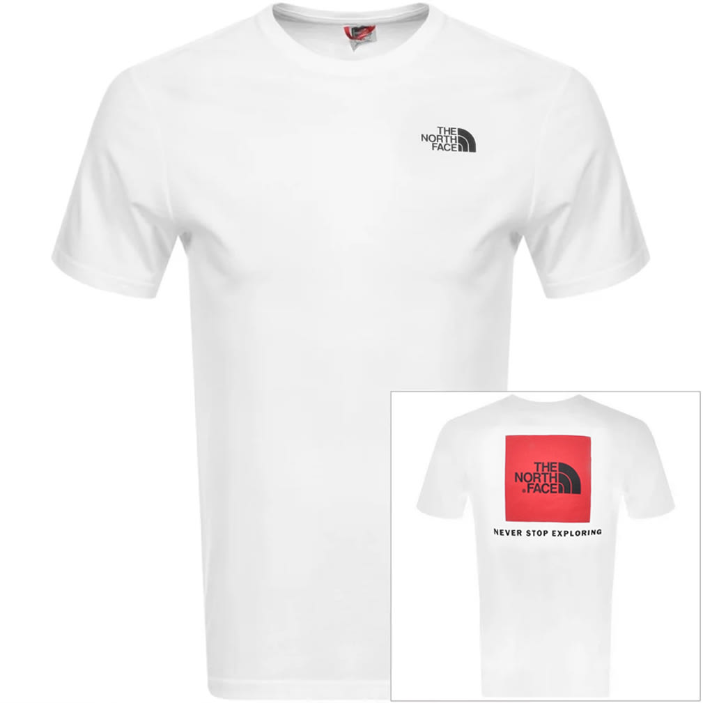 The north face white t shirt clearance