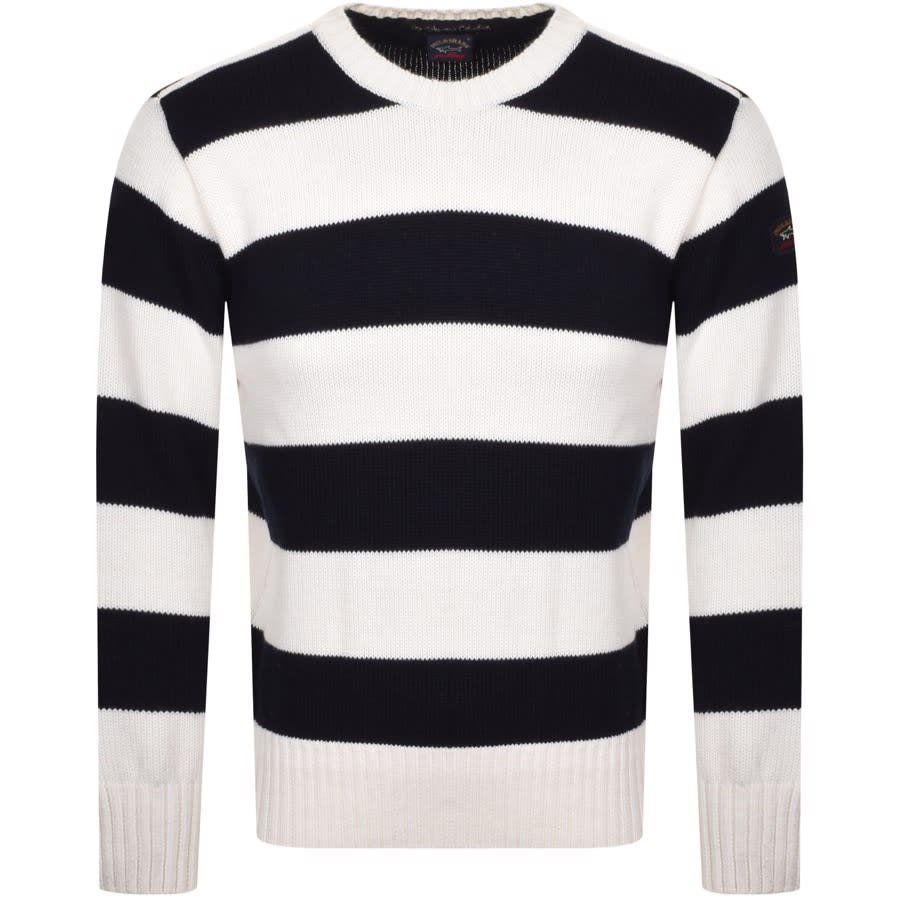 paul and shark crew knit jumper