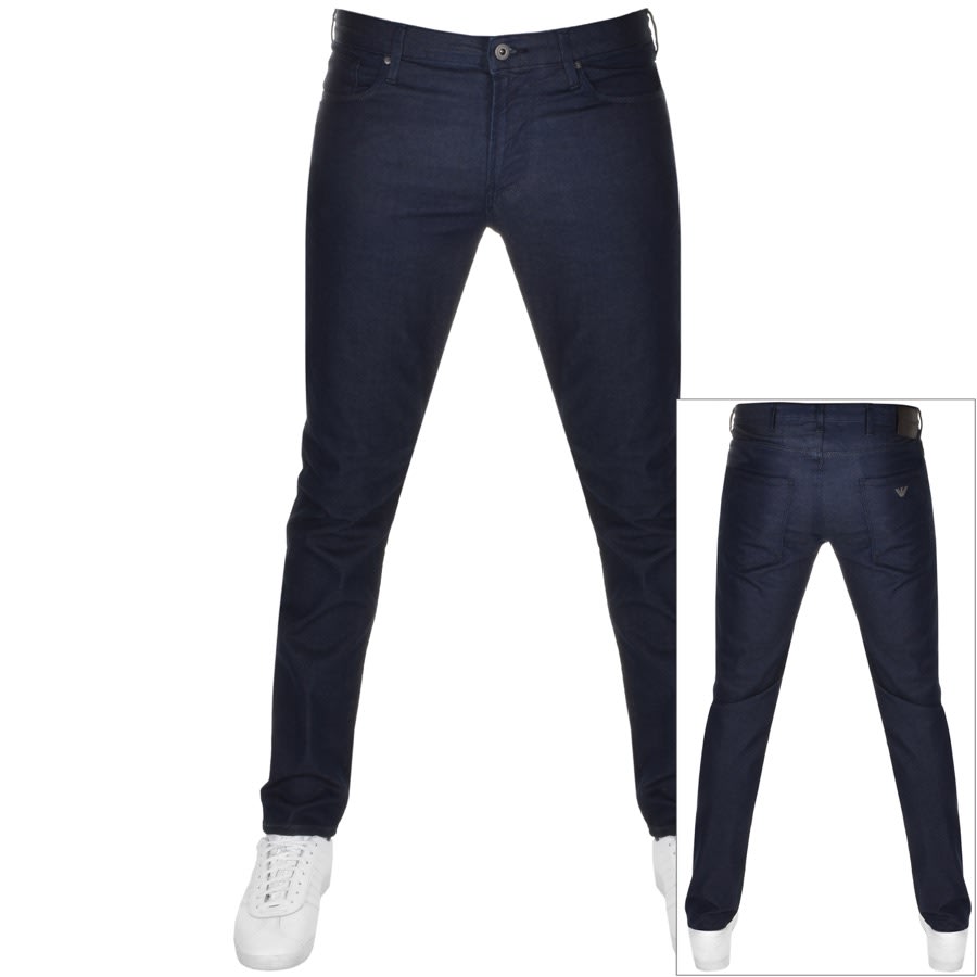 emporio armani j06 slim fit jeans navy
