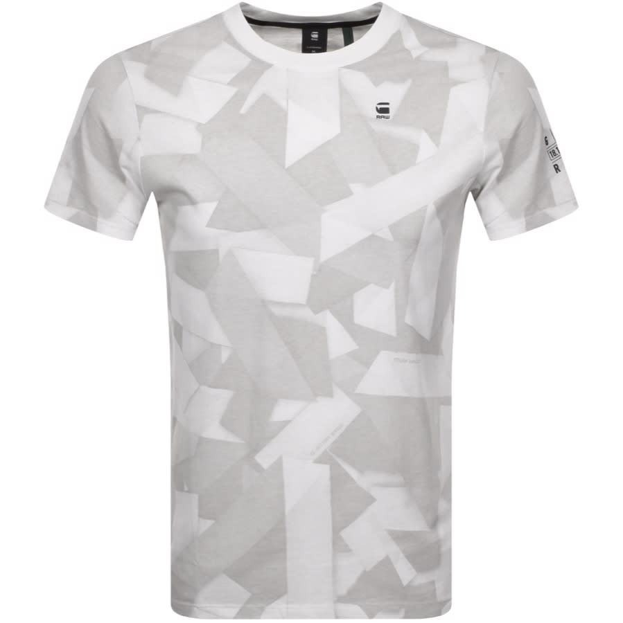 G Star Raw Tape Camouflage T Shirt Khaki Mainline Menswear Sweden