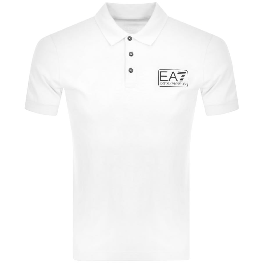 ea7 polo shirt white