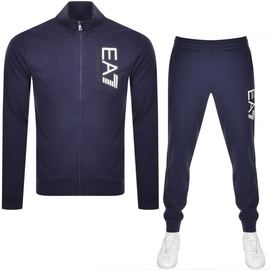 ea7 navy tracksuit