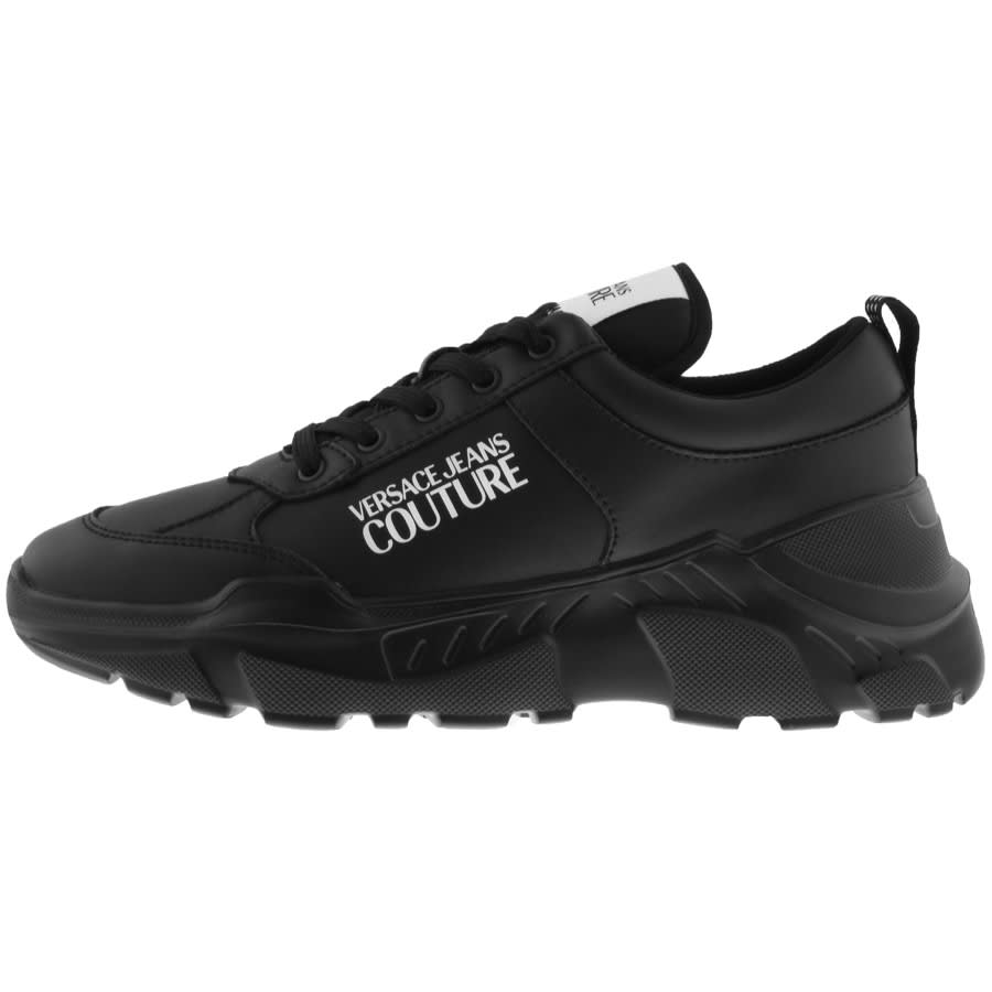 versace jeans trainers black