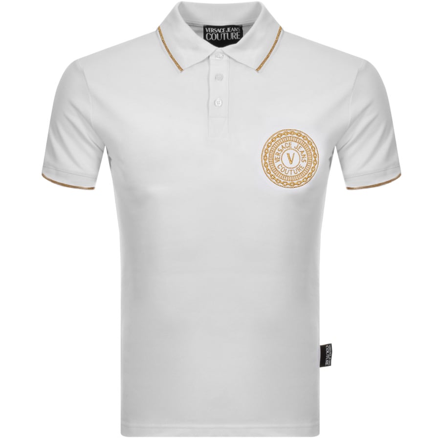 versace polo white