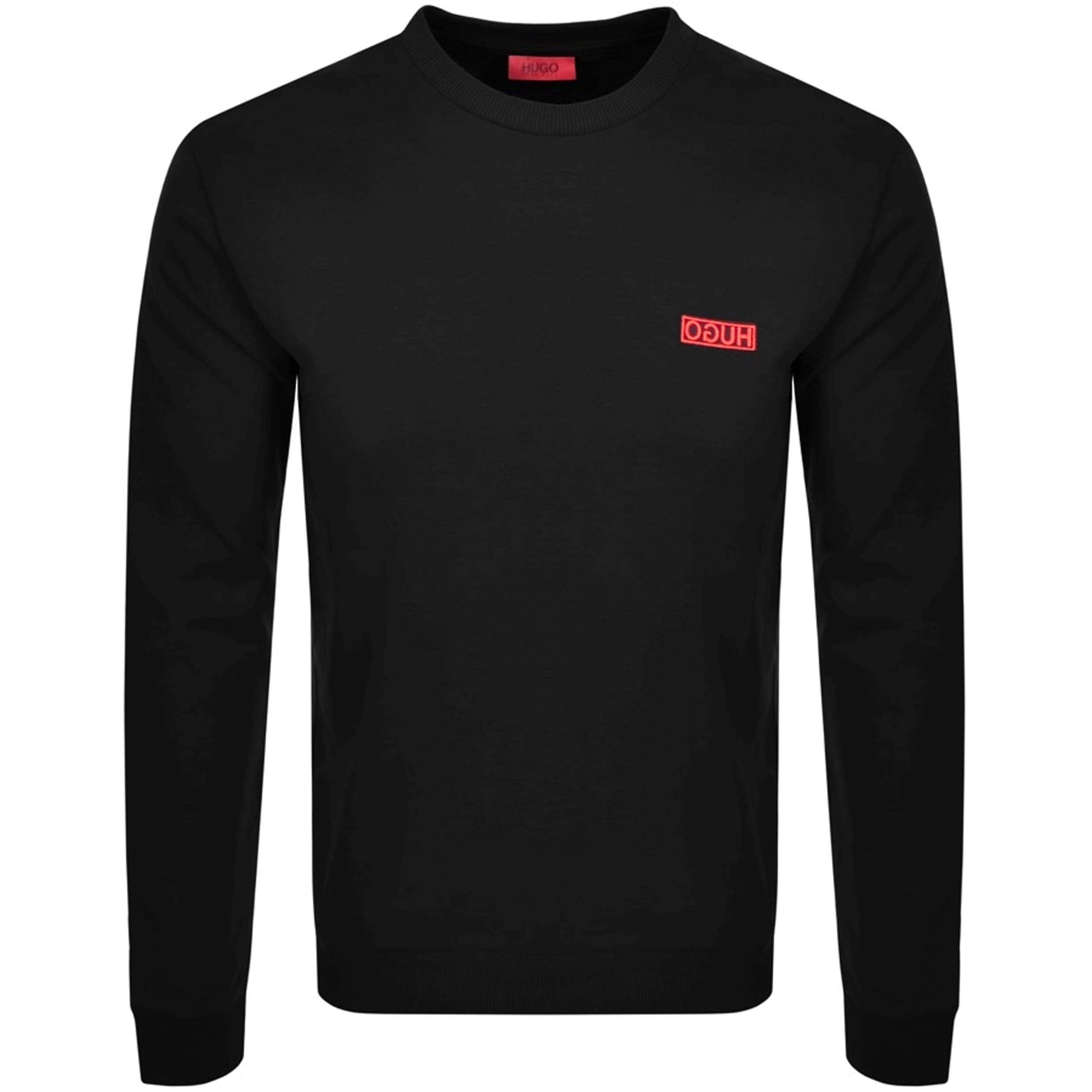HUGO Drick 194 Sweatshirt Black | Mainline Menswear