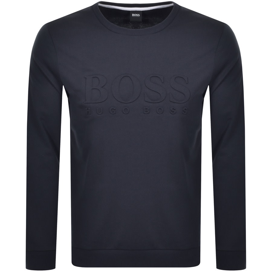 boss navy sweatshirt
